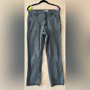 Men’s Carhartt Grey “Rugged Flex” Relaxed Fit Pant (32x34)